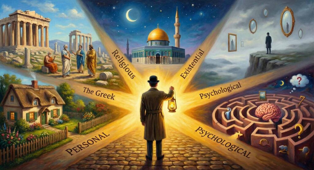 السعي وراء المعنى: رحلة عبر الفلسفة في البحث عن مغزى الوجود