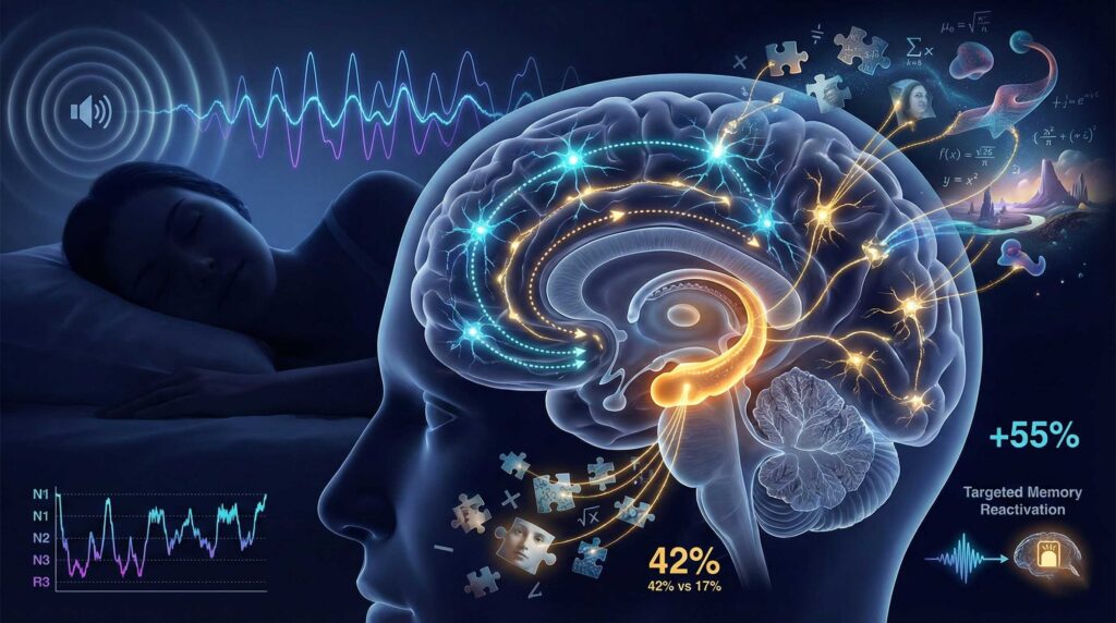 إعادة تنشيط الذاكرة أثناء النوم: آليات الدماغ في حل المشكلات المعرفية