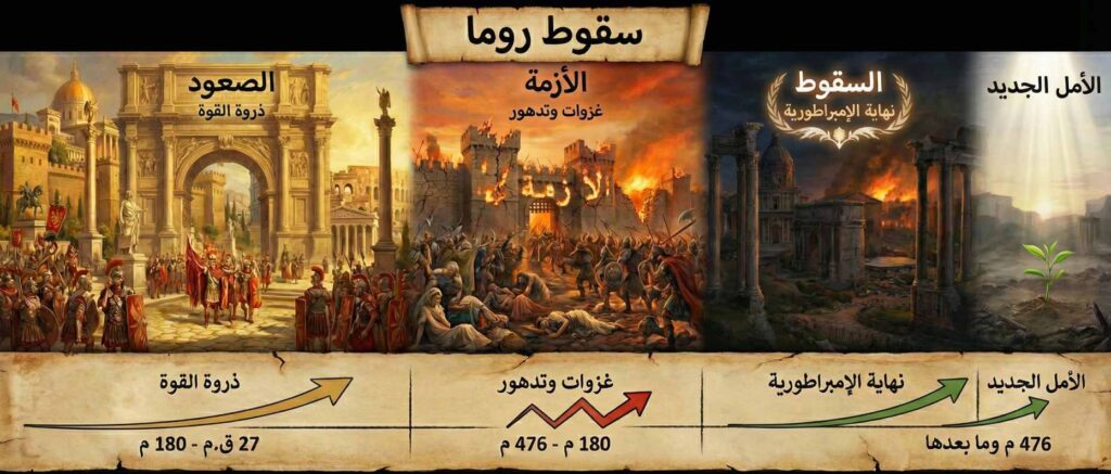 سقوط روما: دروس للعصر الحديث